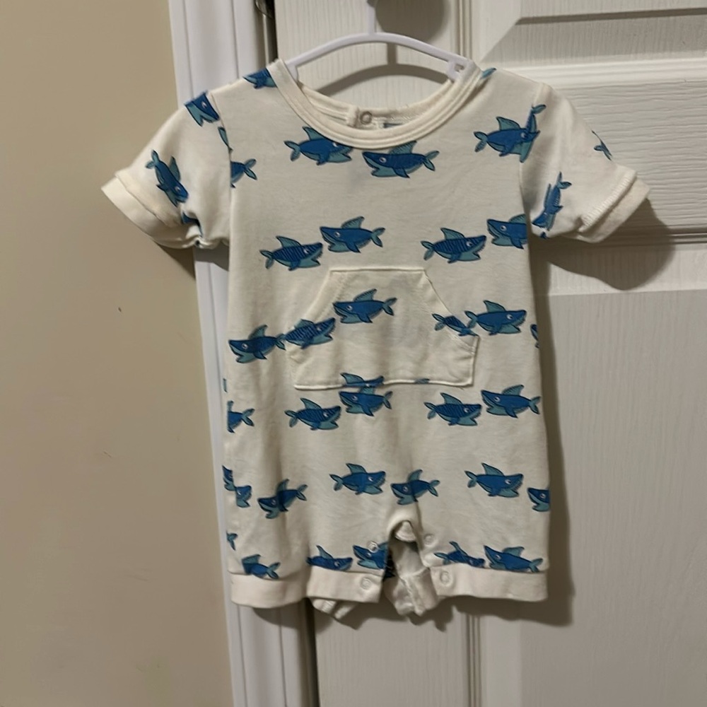 Boys Shark Romper